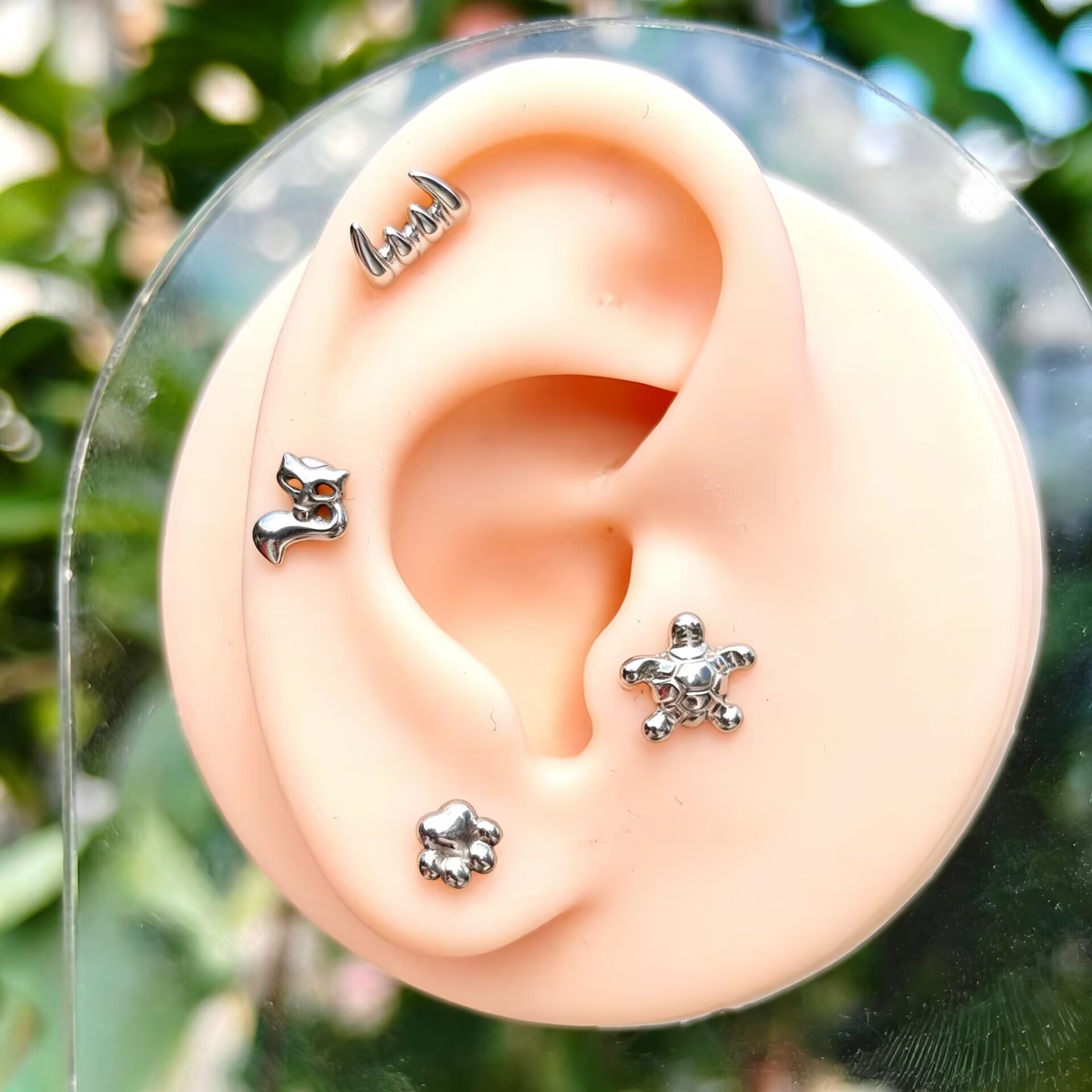 Body Jewelry Implant Grade Titanium - Kolczyk labret z tytanu klasy implantowej