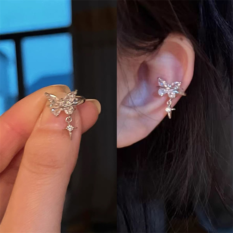 Conch Earring Hoop - 1 SZT. Srebrny Klips do Ucha