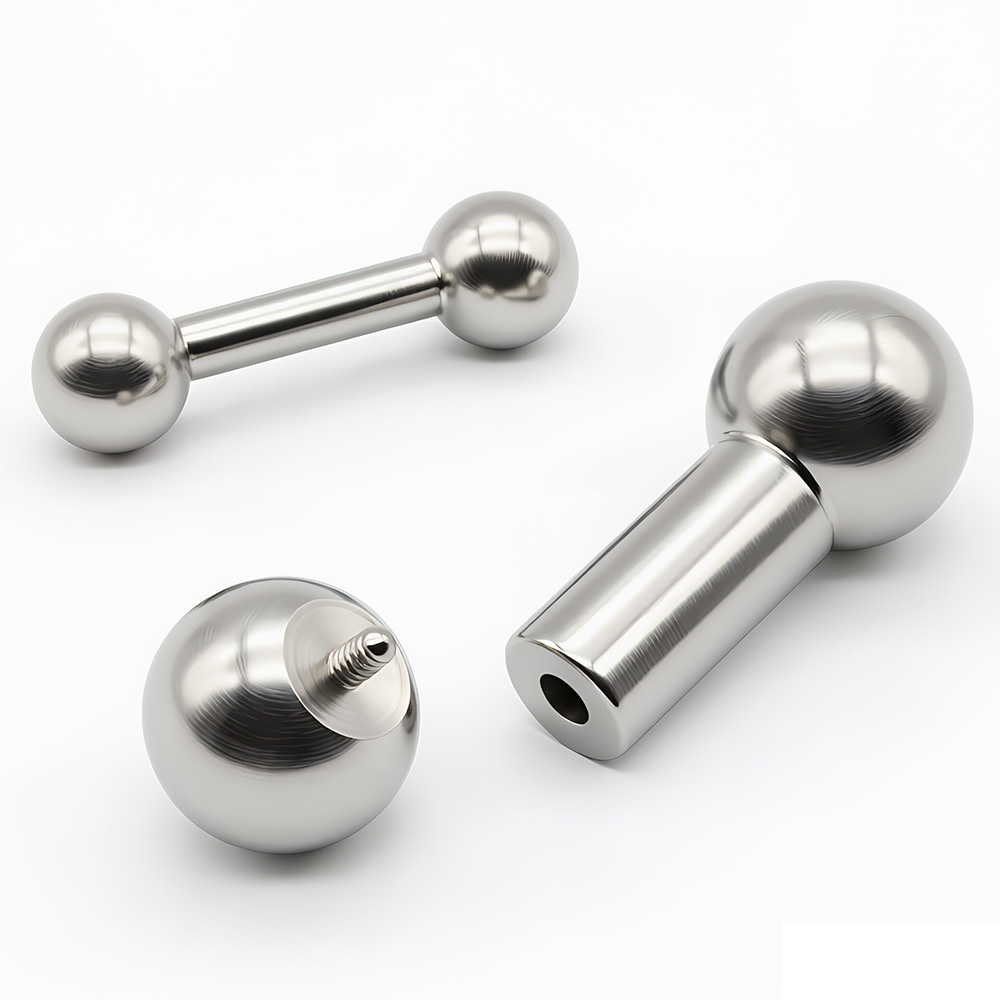 Tongue Barbell Straight - 1Pc 12G-00G prosta sztanga ze stali