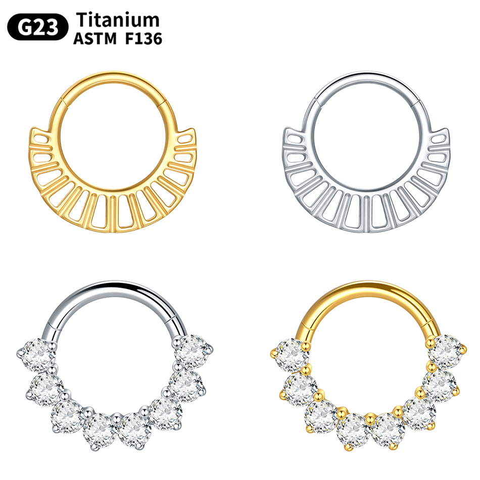 Conch Earring Hoop - 1 SZT. 16G Kolczyk do Septum