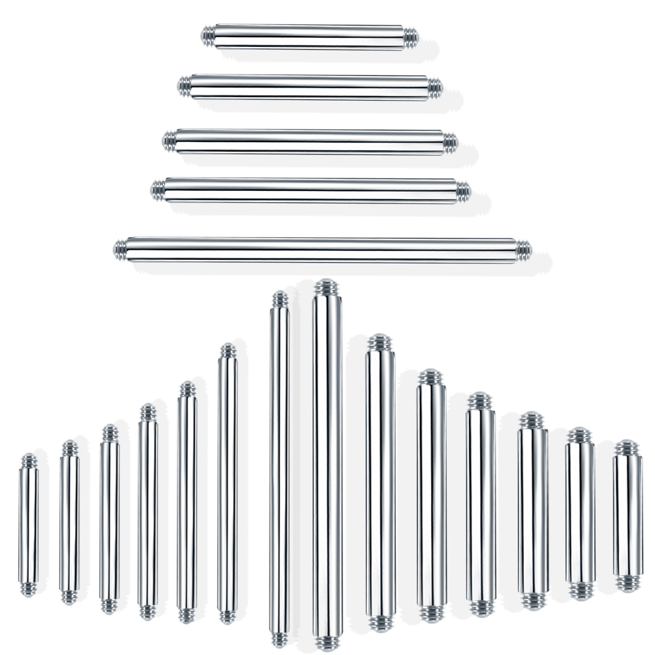 100 sztuk/partia Stalowe 14G 1 – Tongue Barbell Straight recenzja i cena