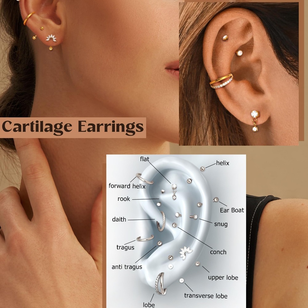 Drperfect 1 szt. Kolczyk do br – Conch Earring Hoop recenzja i cena