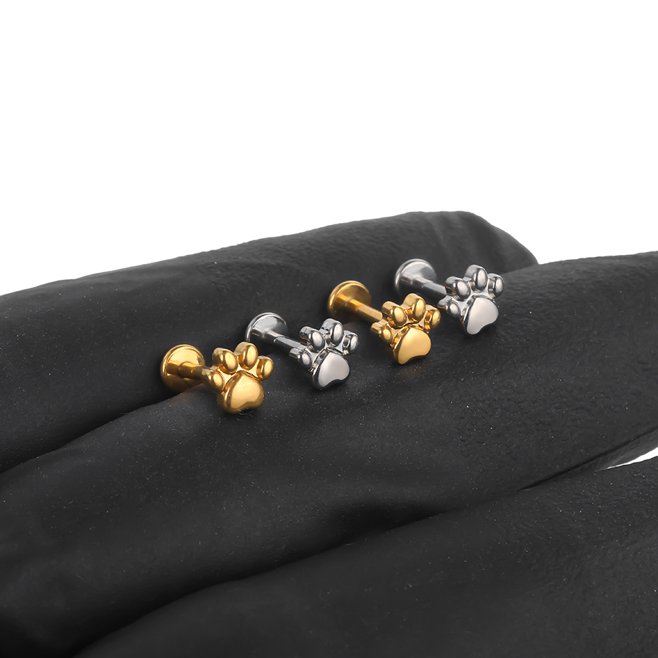 1 szt. Tytanowe kolczyki ze sz – Body Jewelry Implant Grade Titanium recenzja i cena