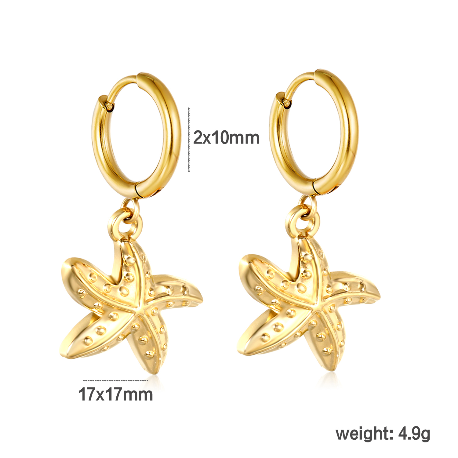 Kolczyki LUXUSTEEL w kształcie – Conch Earring Hoop recenzja i cena