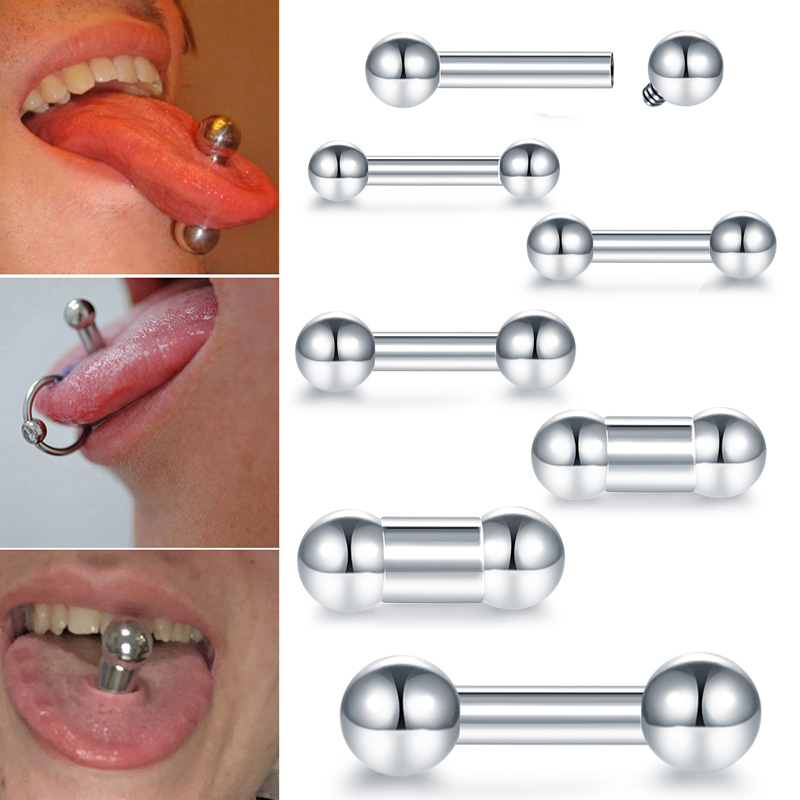 1PC stali Big Size narządów pł – Tongue Barbell Straight recenzja i cena