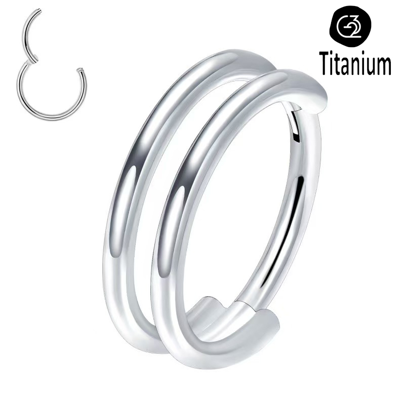 Kolczyki do nosa z tytanu G23  – Conch Earring Hoop recenzja i cena