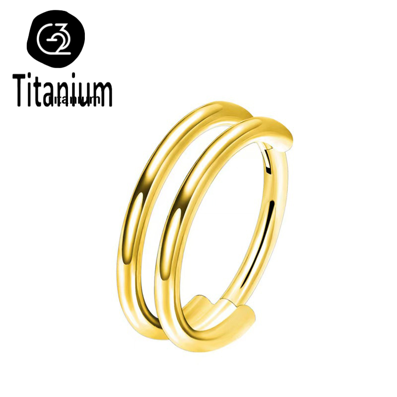 Kolczyki do nosa z tytanu G23  – Conch Earring Hoop recenzja i cena