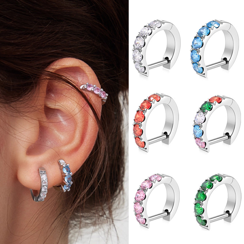 Kolczyk na chrząstkę ucha z ty – Body Jewelry Implant Grade Titanium recenzja i cena