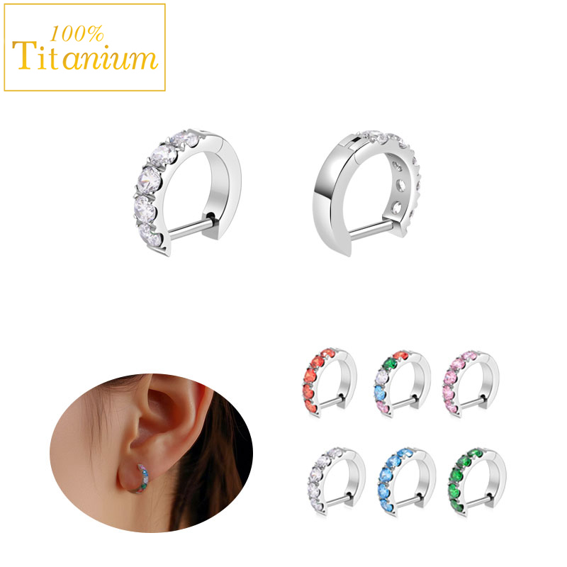 Kolczyk na chrząstkę ucha z ty – Body Jewelry Implant Grade Titanium recenzja i cena