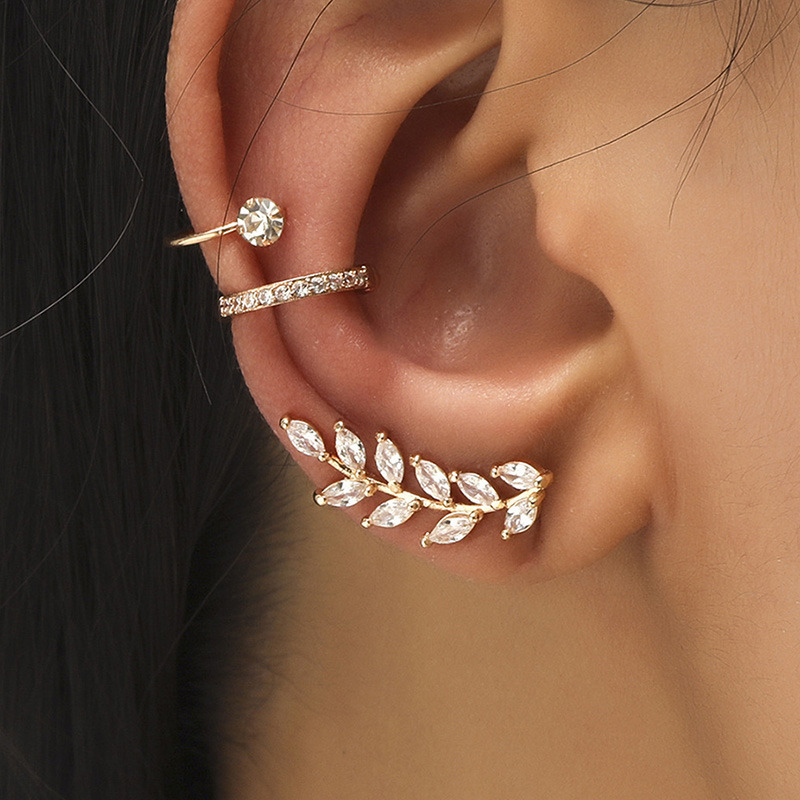 Punk Metal Zircon Ear Cuff Ear – Conch Earring Hoop recenzja i cena