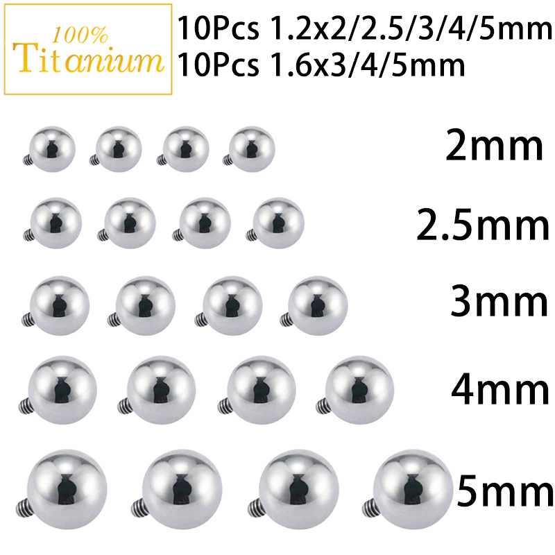 10 szt. Implant klasy ASTM G23 – Body Jewelry Implant Grade Titanium recenzja i cena
