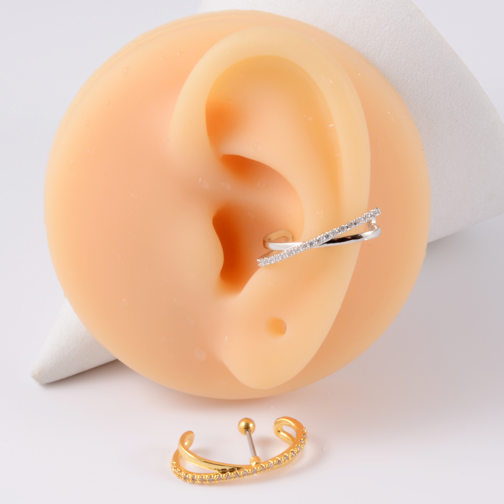 1PC 16G Ladies CZ Hoop Ear Stu – Conch Earring Hoop recenzja i cena