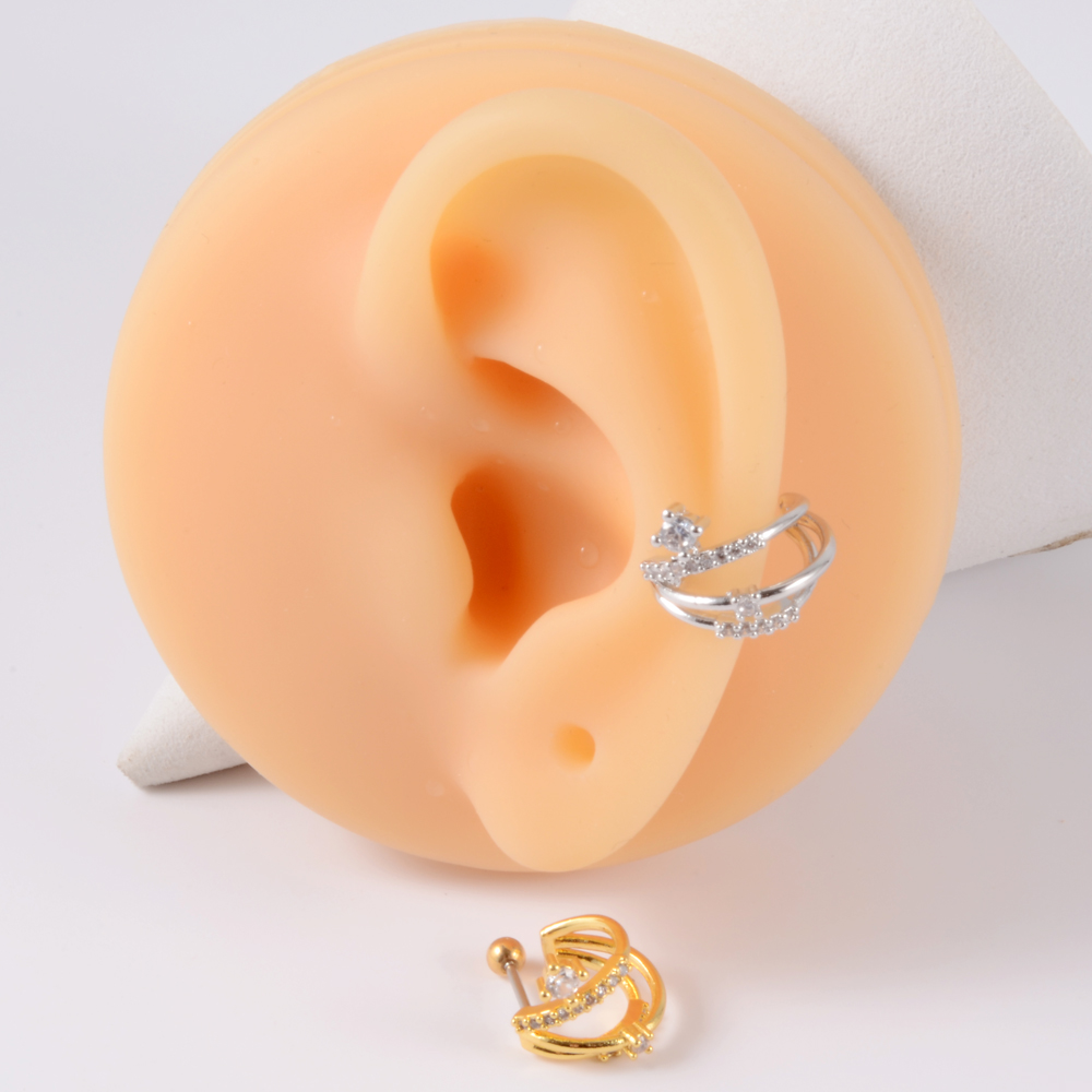 1PC 16G Ladies CZ Hoop Ear Stu – Conch Earring Hoop recenzja i cena