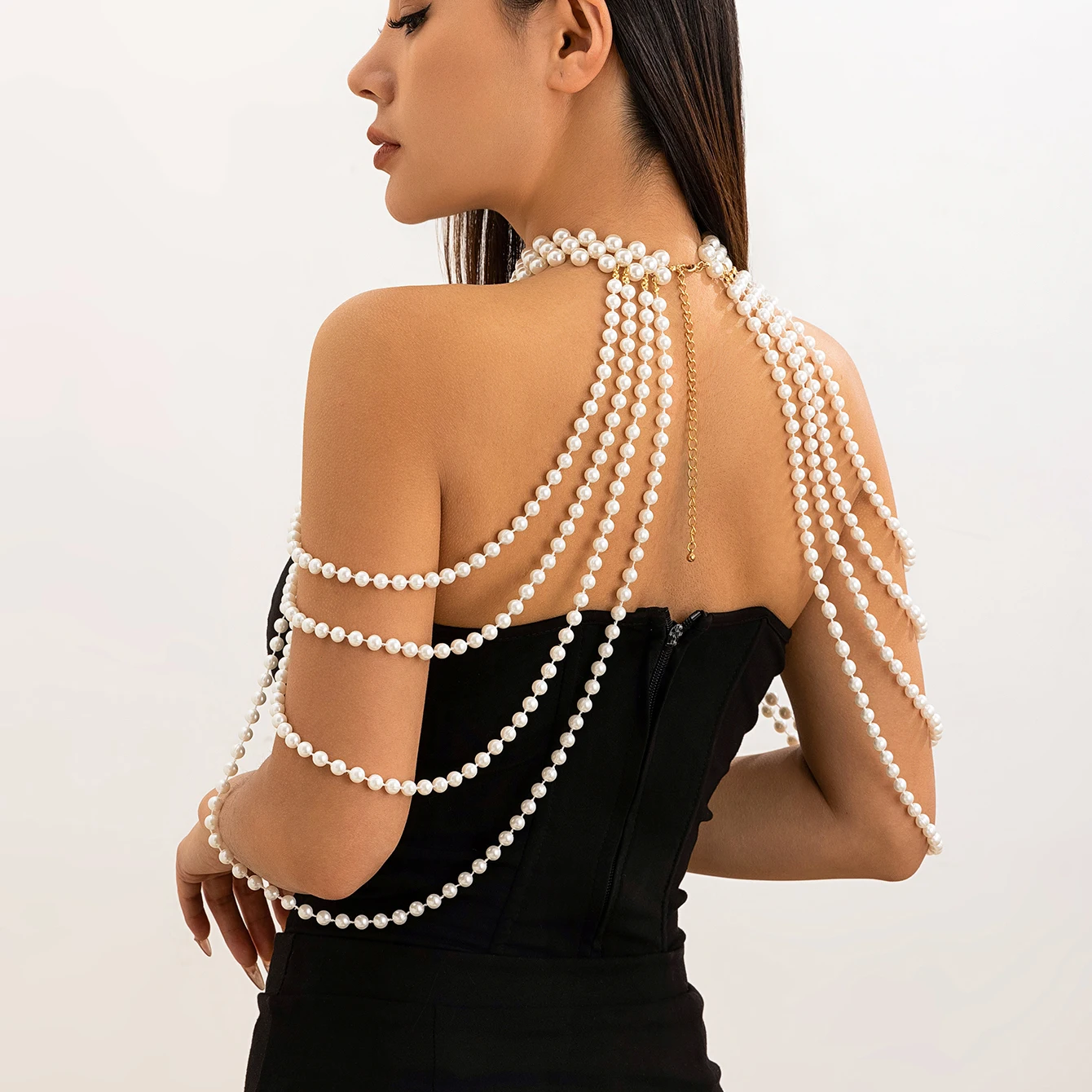 Ślubny łańcuszek na ramię z im – Body Jewelry Necklace recenzja i cena