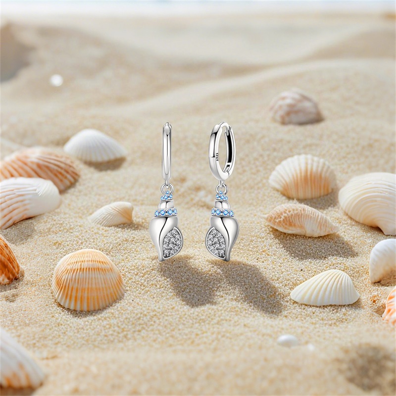 Kolczyki damskie ze srebra pró – Conch Earring Hoop recenzja i cena