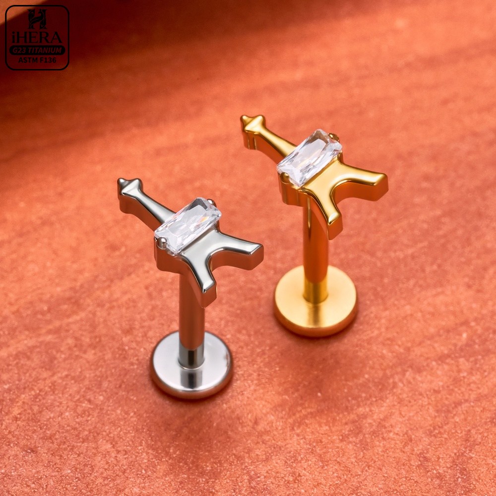 Segment labret z tytanu G23, k – Conch Earring Hoop recenzja i cena