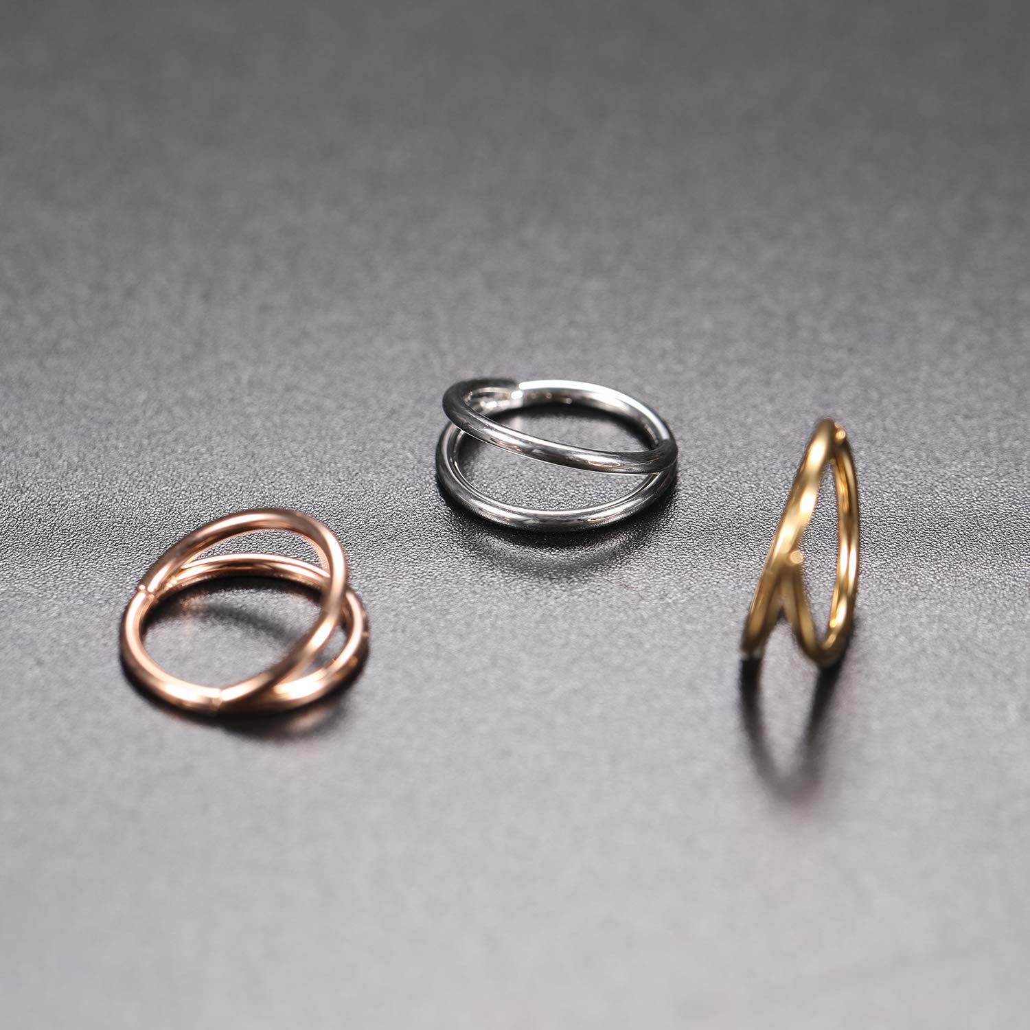 1-3PCS Podwójne obręcze Pierśc – Conch Earring Hoop recenzja i cena