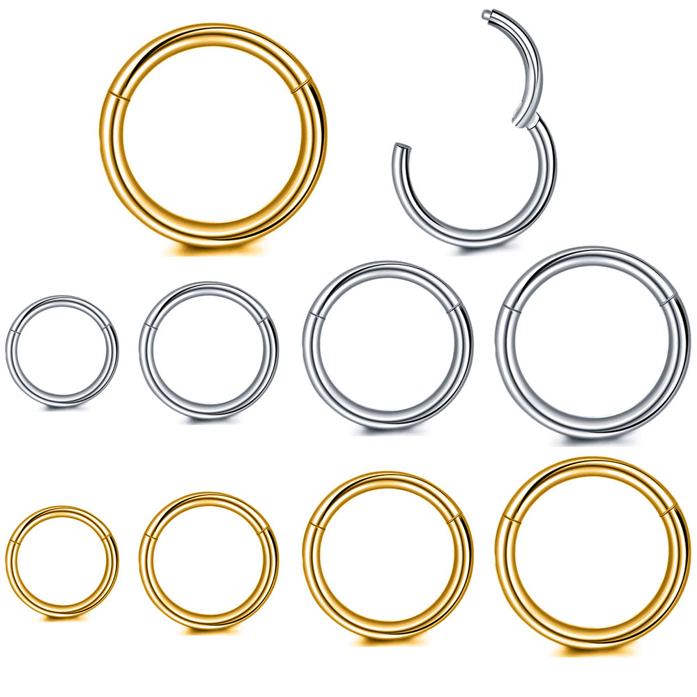 316L Pierścionki na nos ze sta – Conch Earring Hoop recenzja i cena