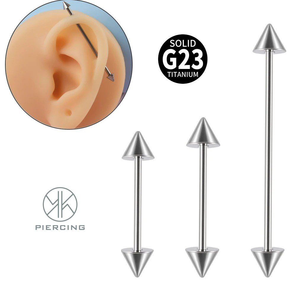 1pc G23 Titanium Stog Industri – Tongue Barbell Straight recenzja i cena