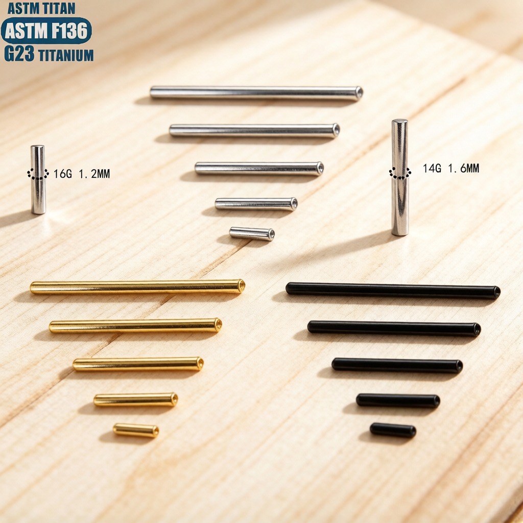 Hurtownia tytanowych sztang do – Body Jewelry Implant Grade Titanium recenzja i cena