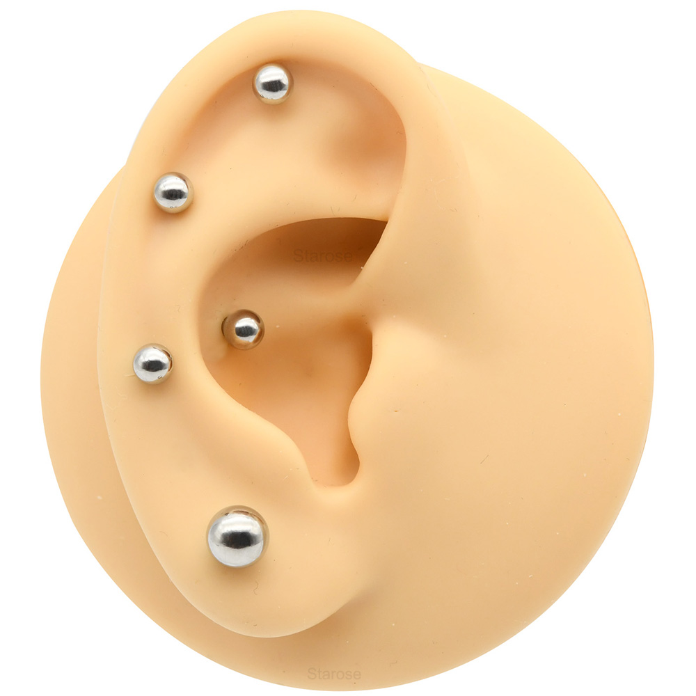 1Pc 12G-00G prosta sztanga ze  – Tongue Barbell Straight recenzja i cena