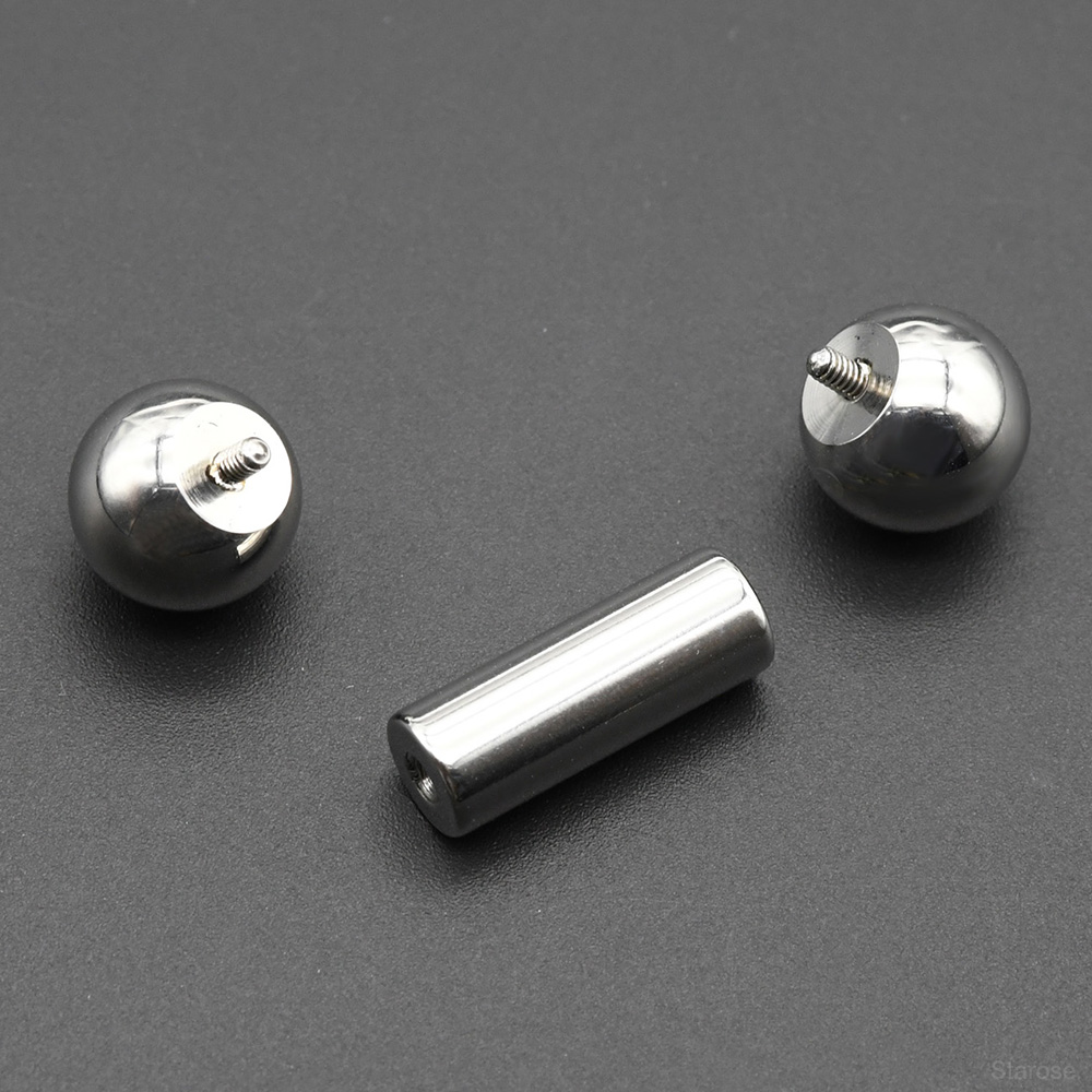 1Pc 12G-00G prosta sztanga ze  – Tongue Barbell Straight recenzja i cena