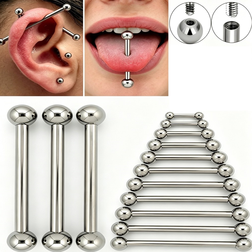 14G 16G G23 Tytanowy Prosty Sz – Tongue Barbell Straight recenzja i cena